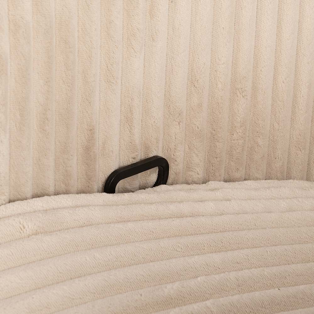 Fauteuil berçant et pivotant Huggy beige ASTELLA