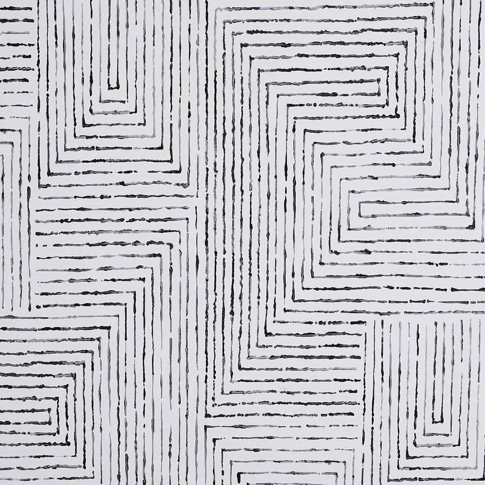 Papier peint Peler & Coller encre noire