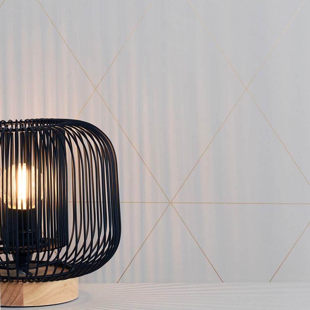 Papier peint Peler & Coller géométique or