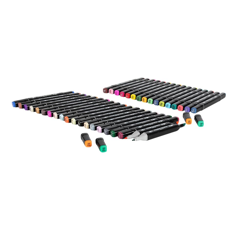 Set of 36 Felt-Tip Pens