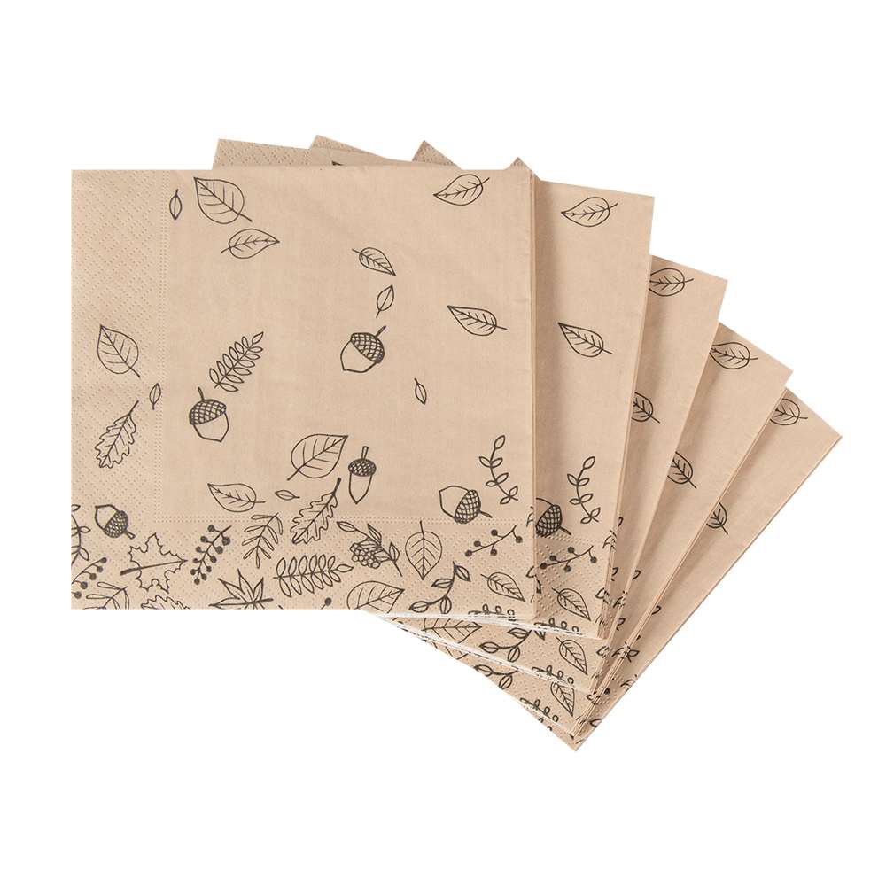 Serviettes de table automne Pqt/20