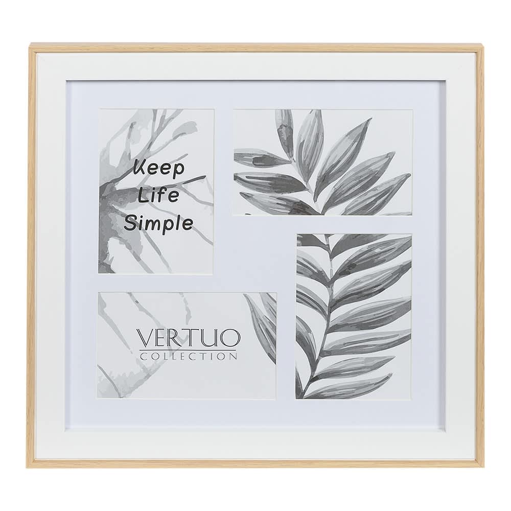 Cadre photo quadruple 4 po x 6 po ASTELLA