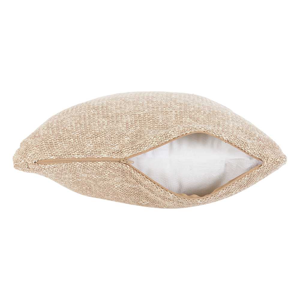 Coussin beige 17 3/4 po x 17 3/4 po ASTELLA