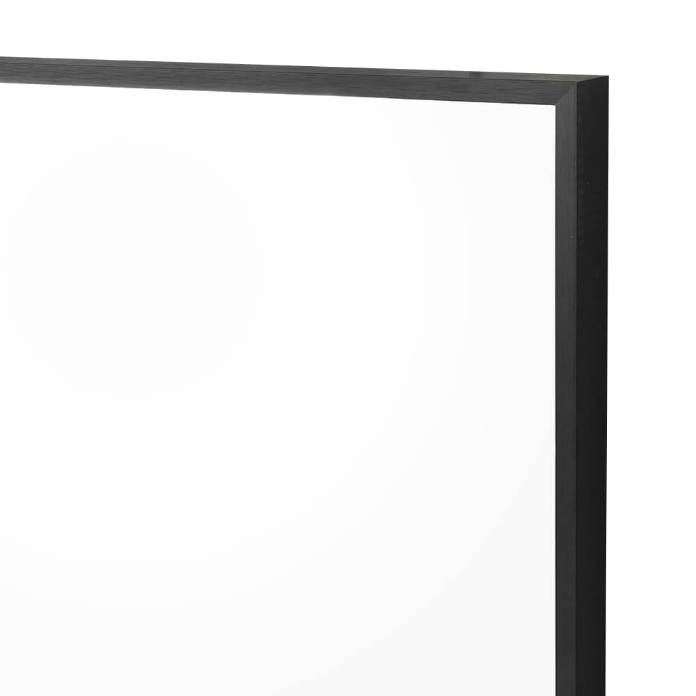 rectangular Mirror with Black Aluminum Frame 25 in. x 37 1/2 in.