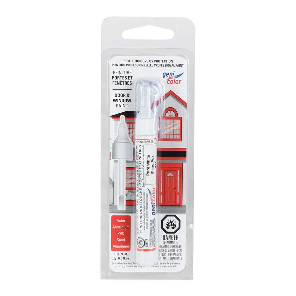 Genicolor Touch-Up Pen for Doors and Windows 9 ml Pure White n° 431