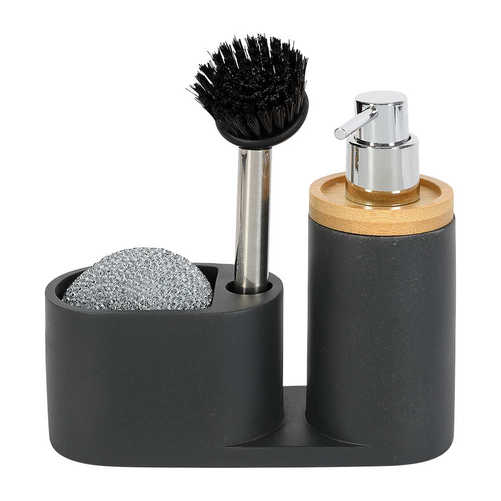 Ensemble d'accessoires de vaisselle gris