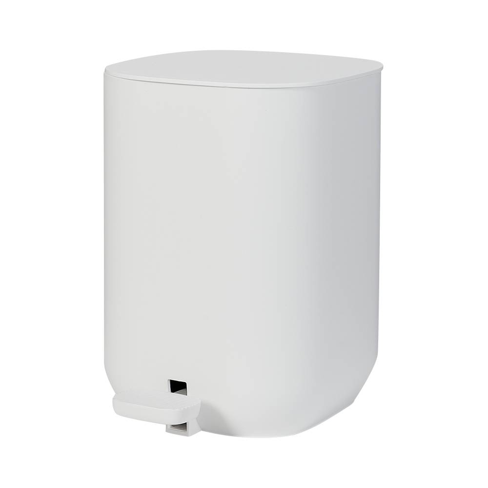 Poubelle à pédale blanche 3 L TASSILI