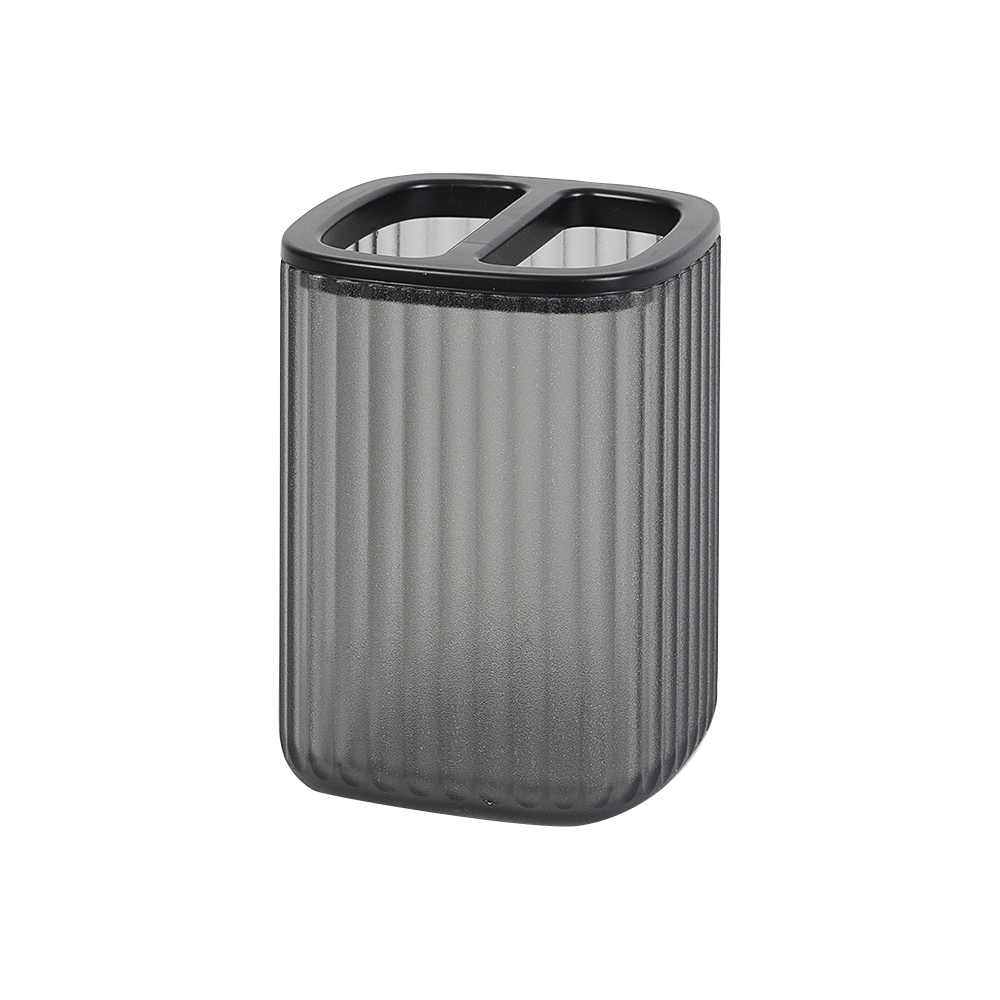 Porte-brosses à dents en plastique fumé TASSILI