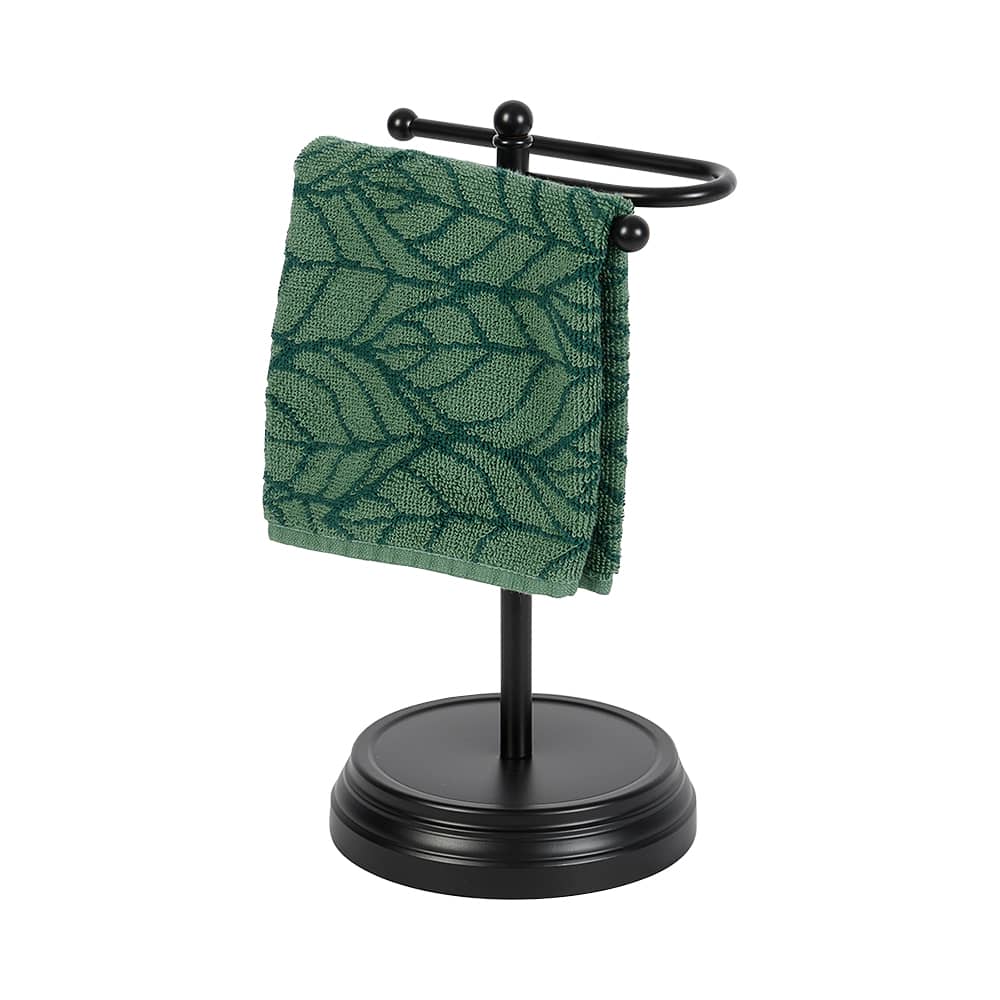 Porte-serviettes à main noir TASSILI