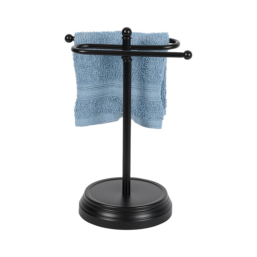 Porte-serviettes à main noir TASSILI