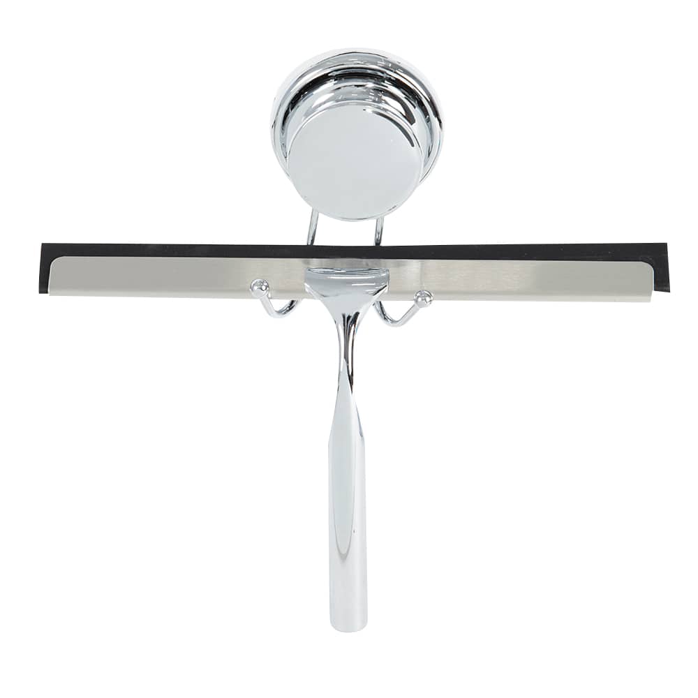 Raclette de douche avec support à ventouse chrome 9 5/8 po TASSILI