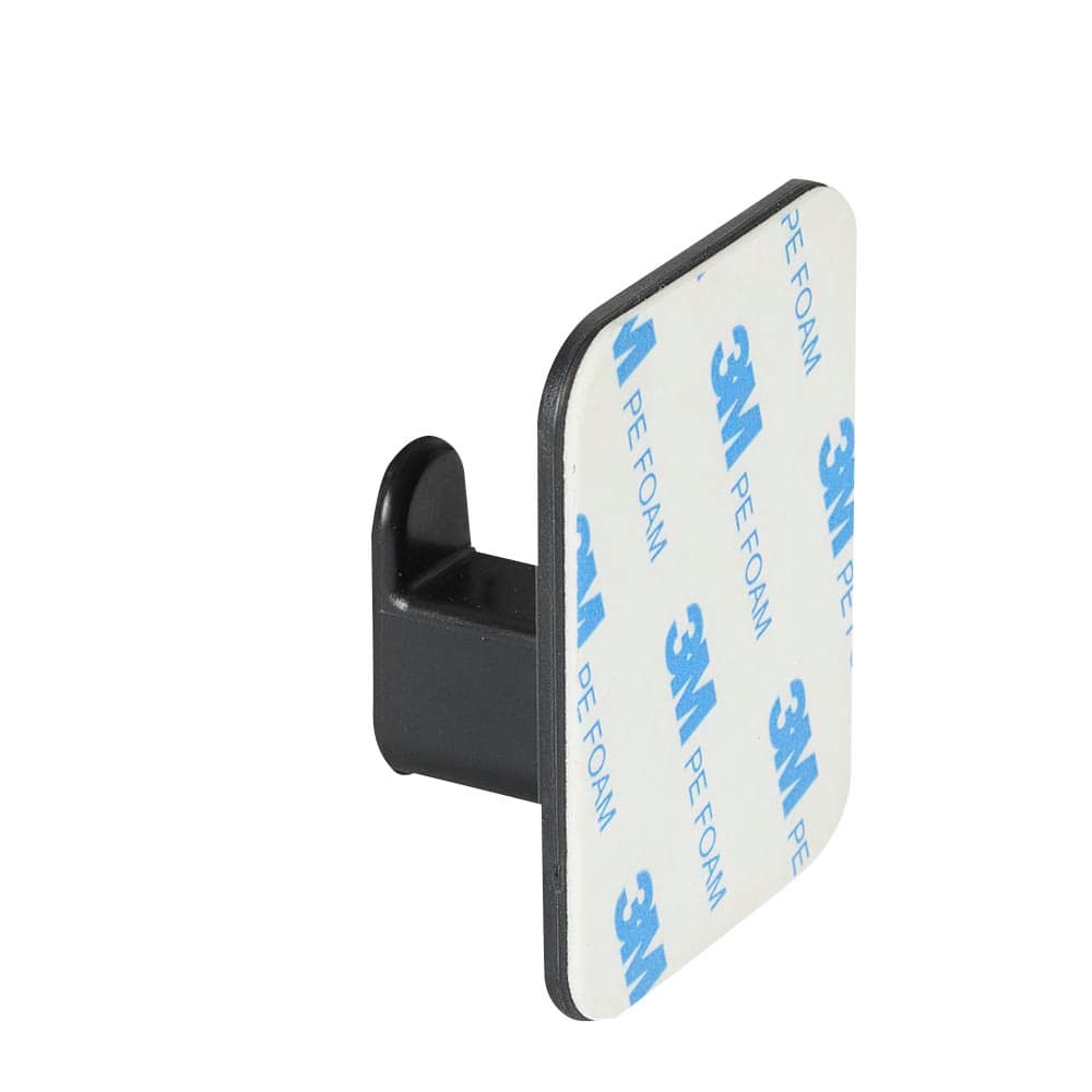 Crochets adhésifs noirs Pqt/2