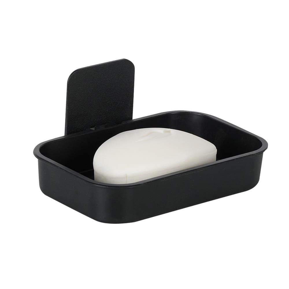 Black Adhesive Soap Holder