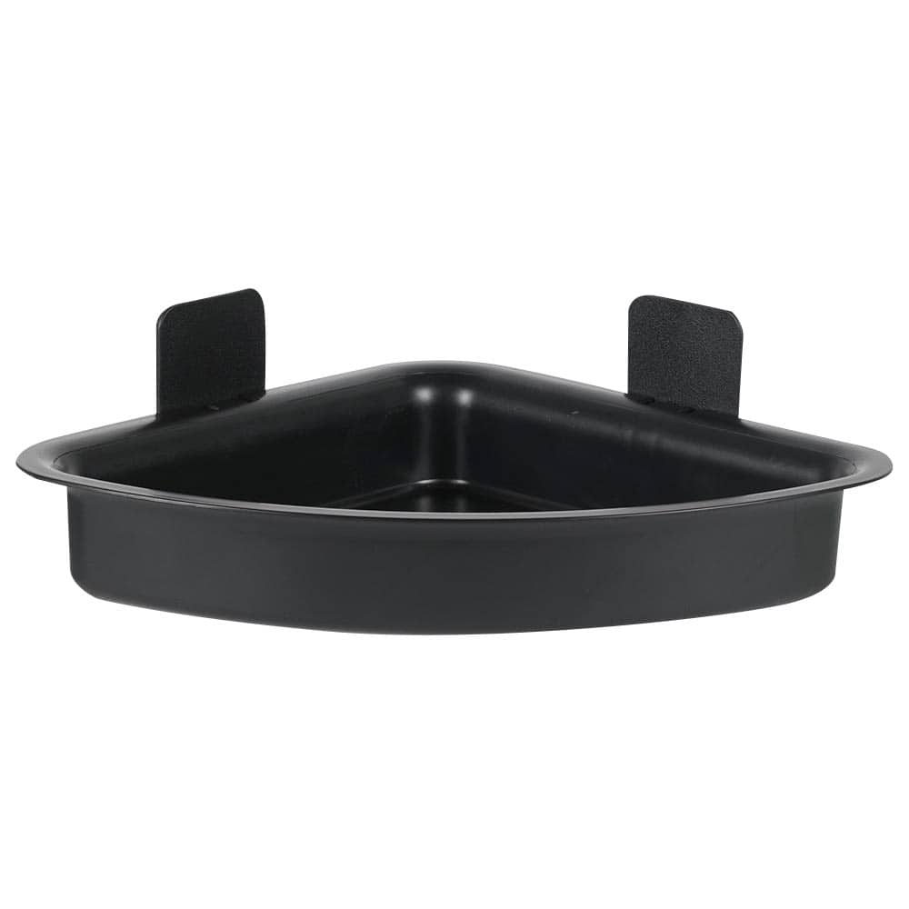 Panier de coin adhésif noir