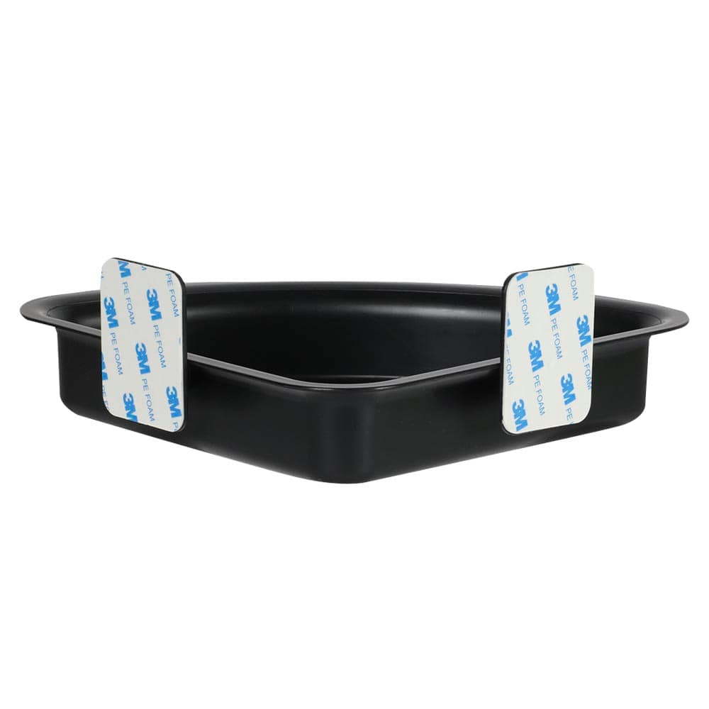 Panier de coin adhésif noir