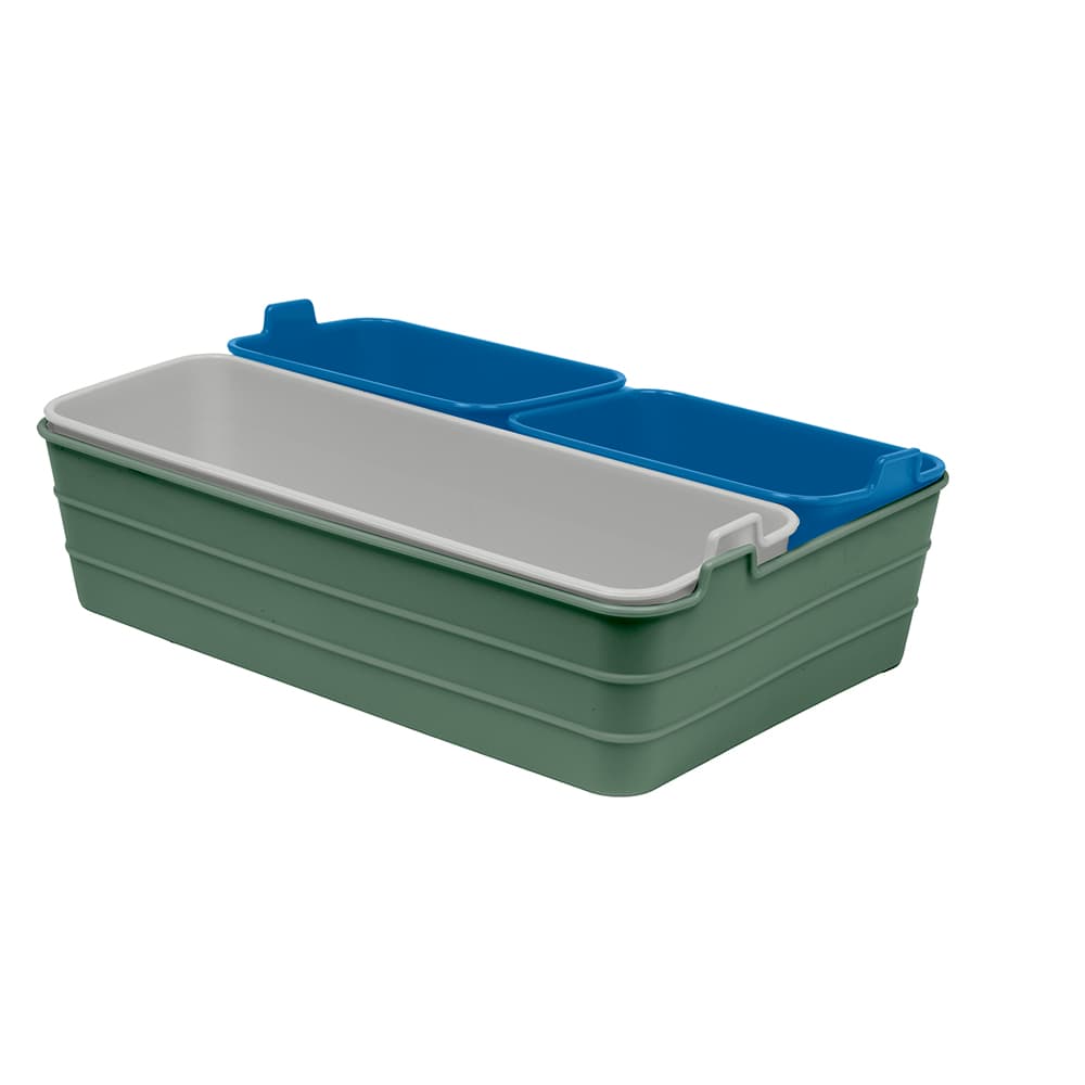 Ensemble de 4 plateaux de rangement en plastique