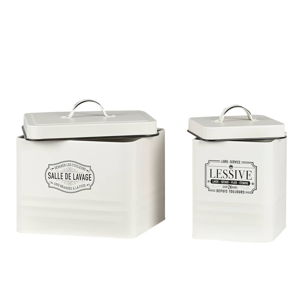 Set of 2 Laundry Room Boxes