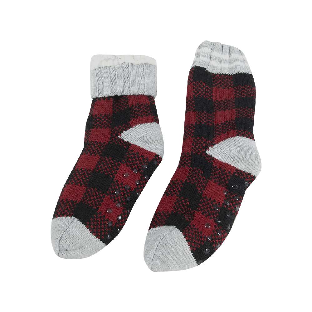 Chaussettes de Noël à motif Buffalo