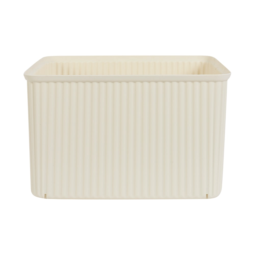 Plastic Storage Bin Cream 18 L