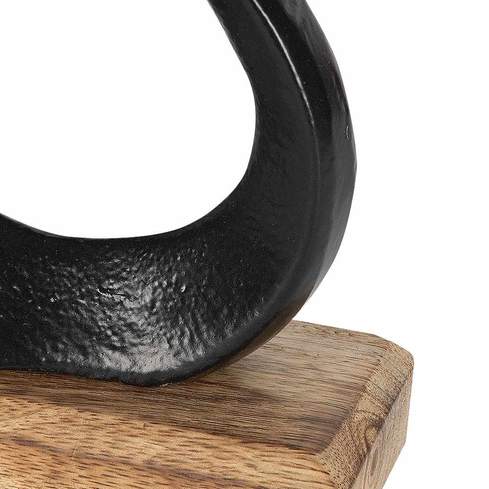 Décoration Chat assis sur socle