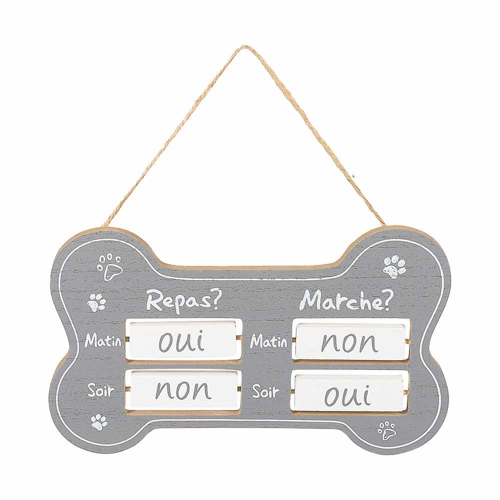 Décoration murale Chien nourri et sorti