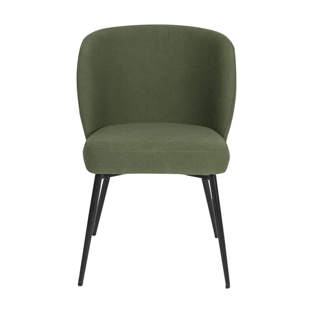 Chaise de salle à manger Malibu verte ASTELLA