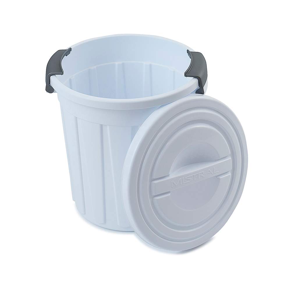 Poubelle tout usage blanche 10 L MISTRAL