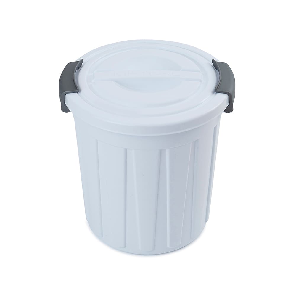 Poubelle tout usage blanche 10 L MISTRAL