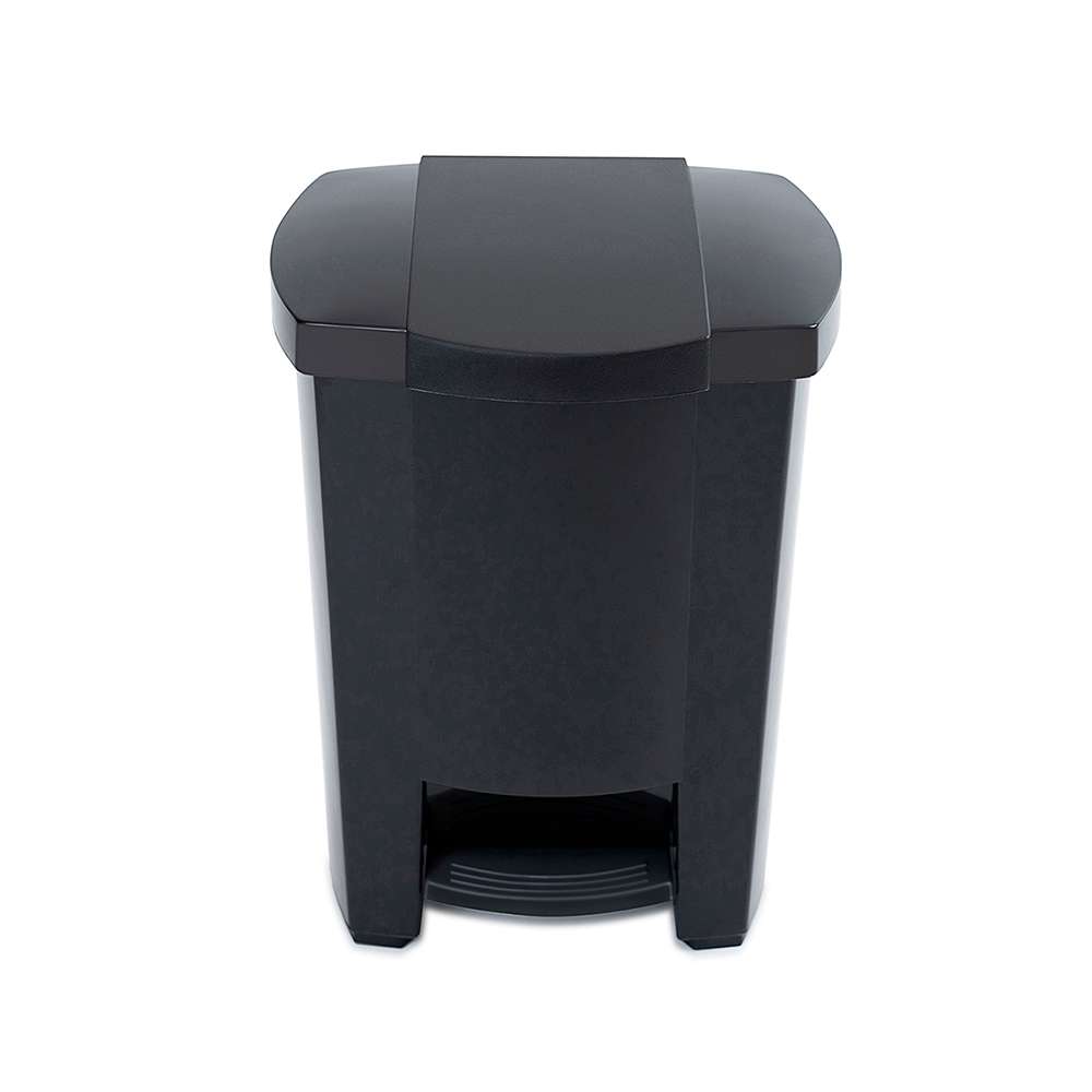Poubelle à pédale noire 19 L