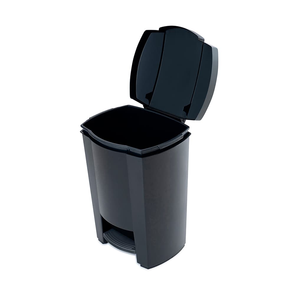 Poubelle à pédale noire 19 L