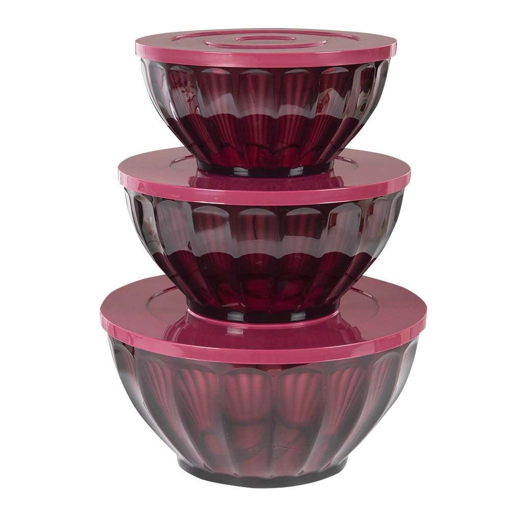 Bols à salade Mauve Ens/3