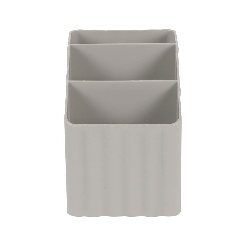 Desktop Organizer Grey Plastic