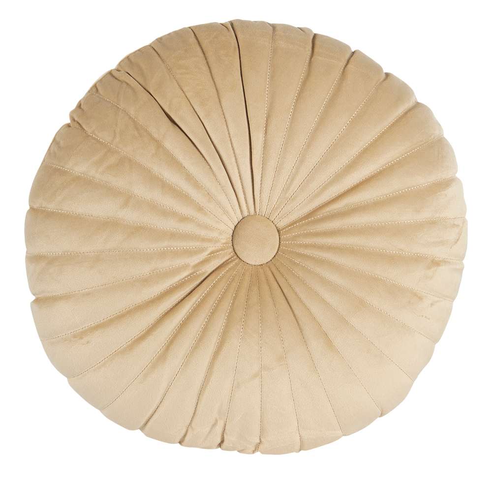 VERTUO Round Beige Cushion 14 5/8 in.