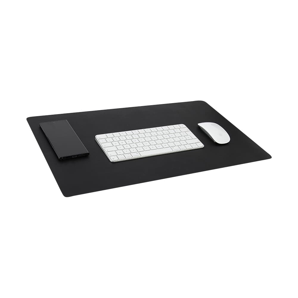 Tapis de bureau antidérapant noir 35 po x 16 7/8 po