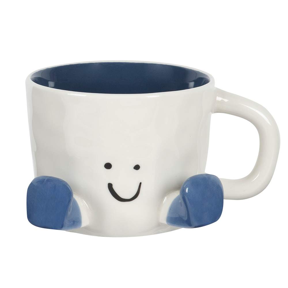Tasse en céramique Billy bleue 380 ml VERTUO