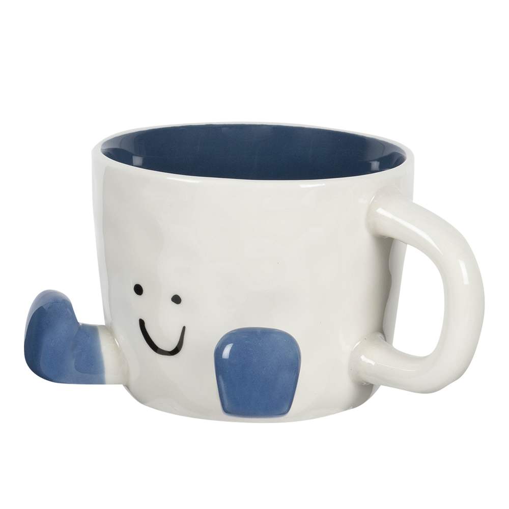 Tasse en céramique Billy bleue 380 ml VERTUO