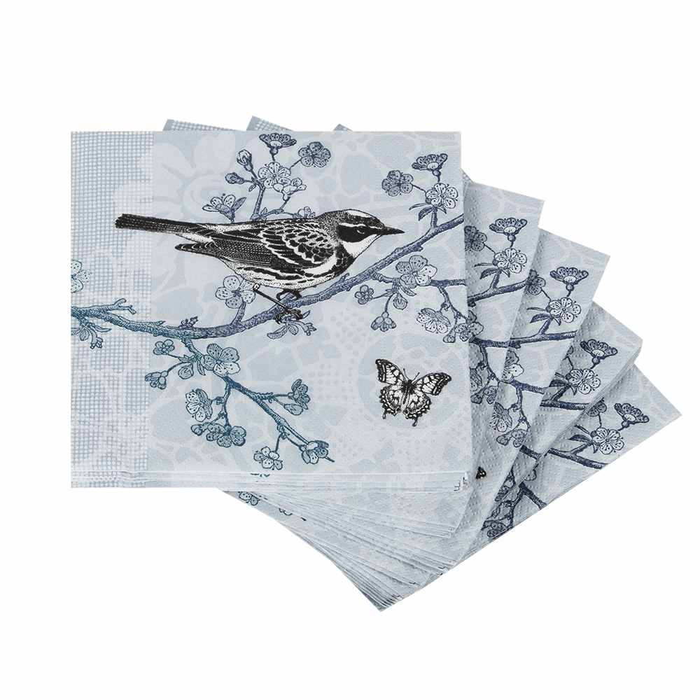 Serviettes de table Oiseau Pqt/20
