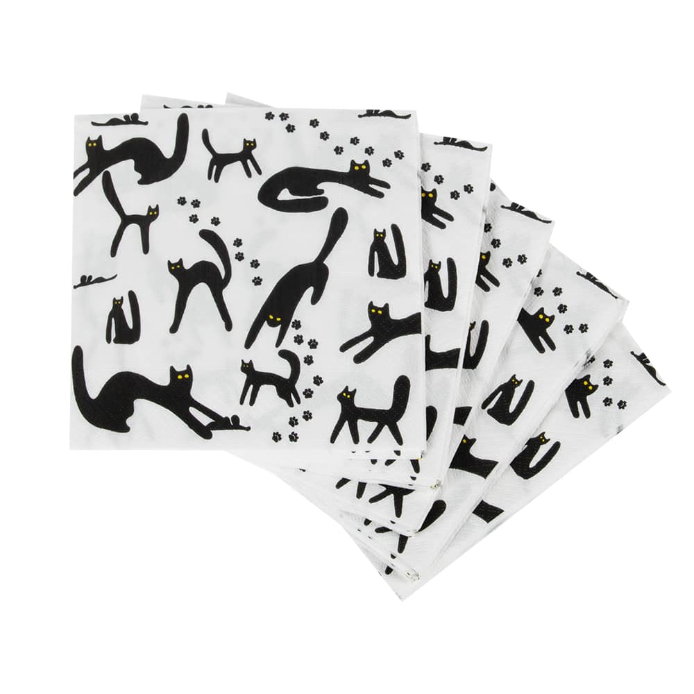 Serviettes de table Chats Pqt/20
