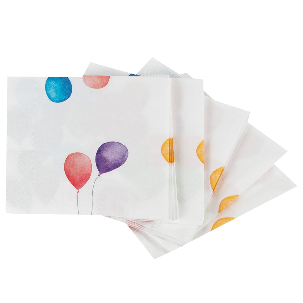 Serviettes de table Ballons Pqt/20