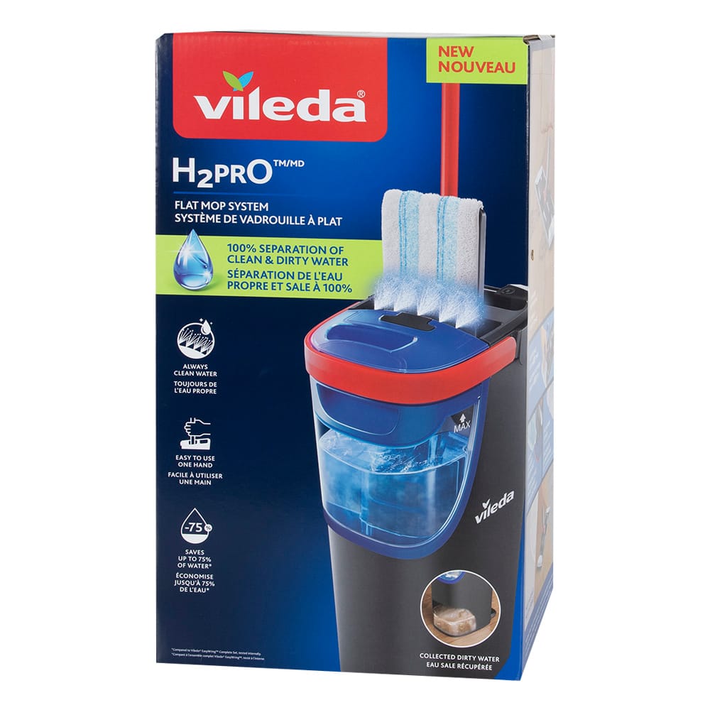 Système de vadrouille à plat H2prO VILEDA