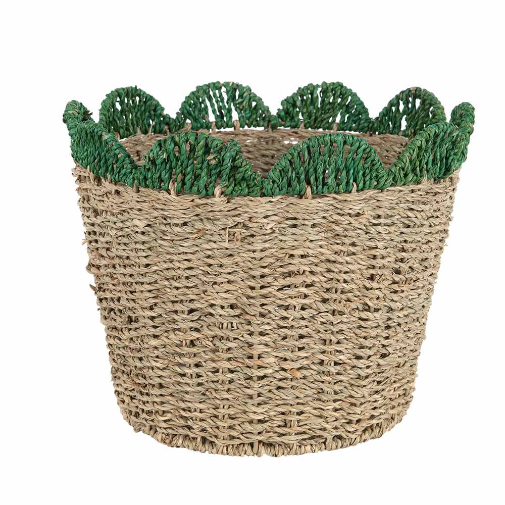 Panier de rangement en fibres naturelles 9 1/2 po VERTUO