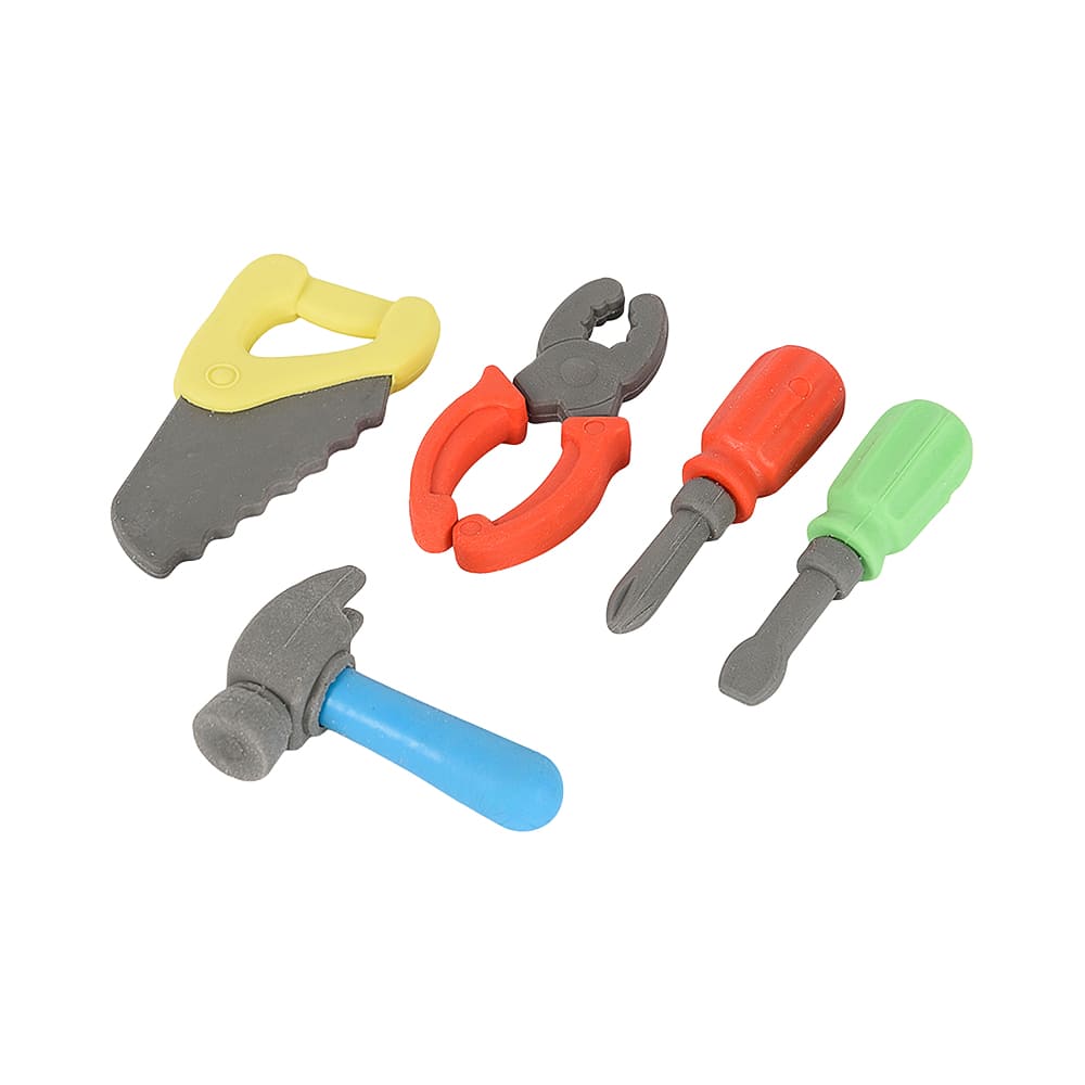Gommes à effacer en forme d'outils Pqt/5