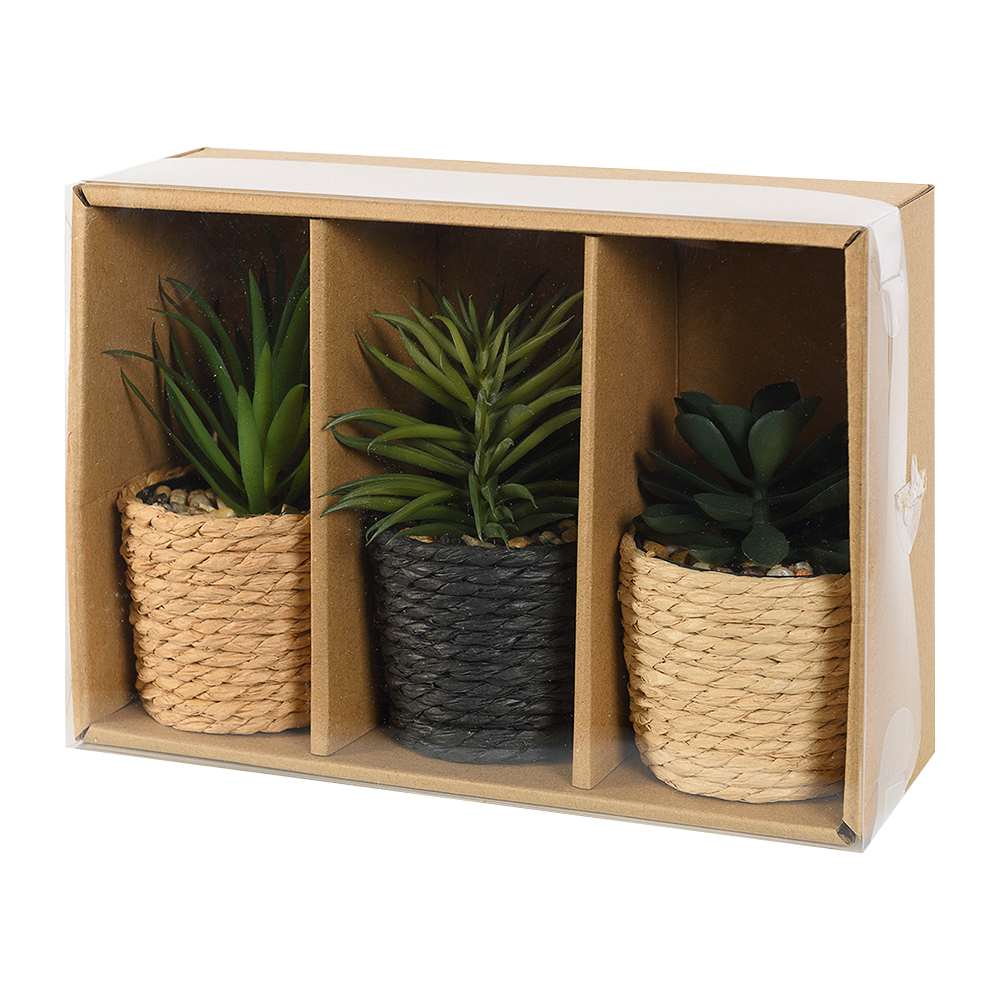 ASTELLA Set of 3 Artificial Plants