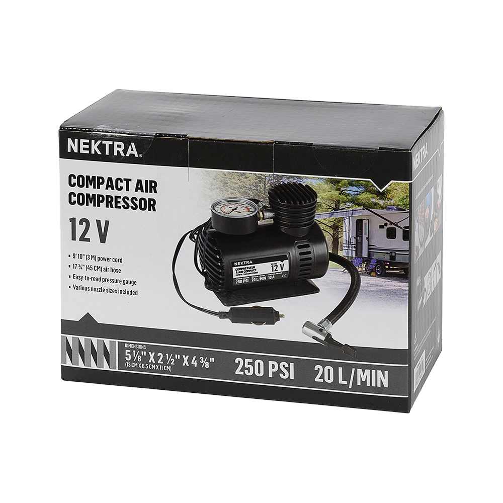 NEKTRA Compact Air Compressor 12&nbsp;V