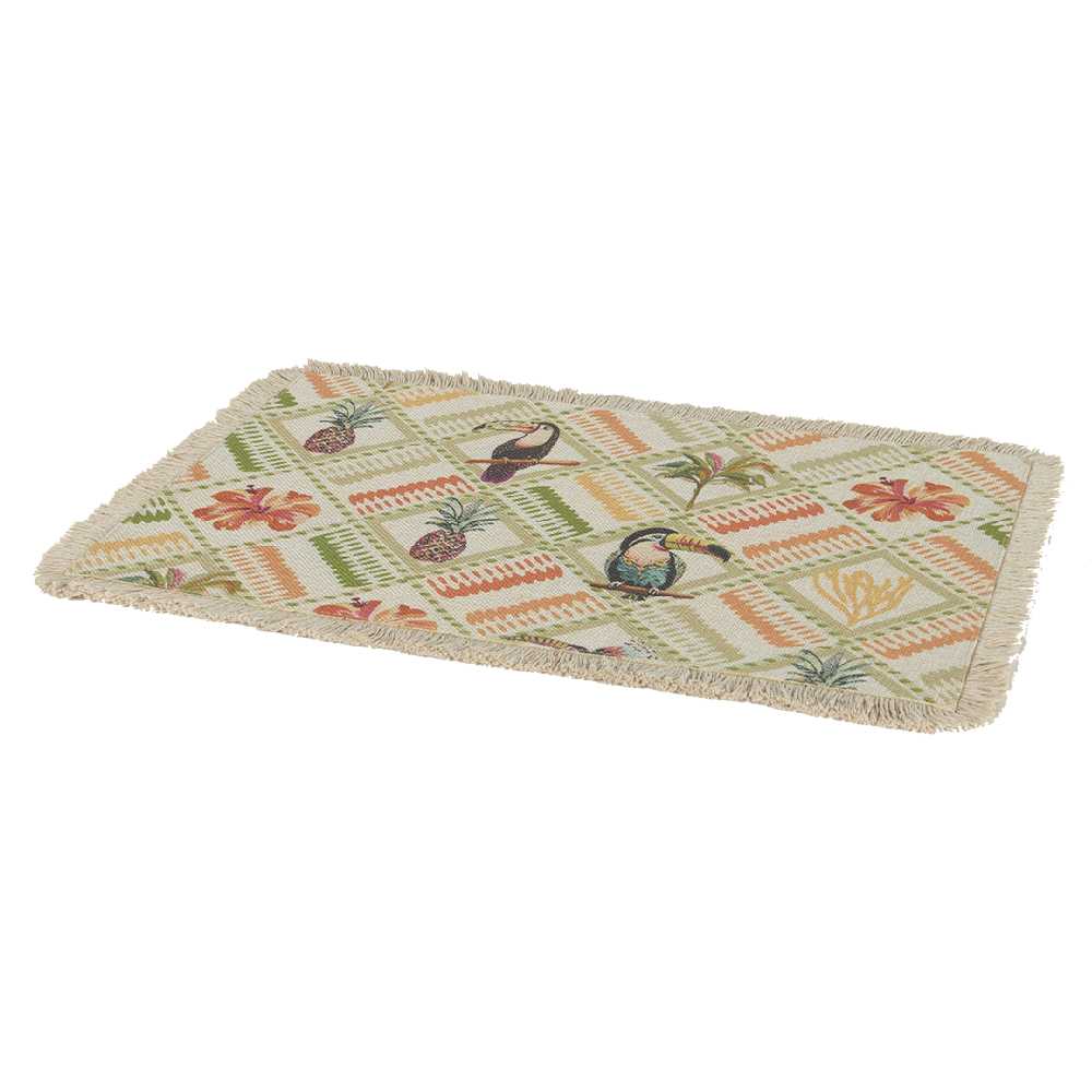 ASTELLA Rectangular Placemat Toucans 17 3/4 in. x 11 3/4 in.