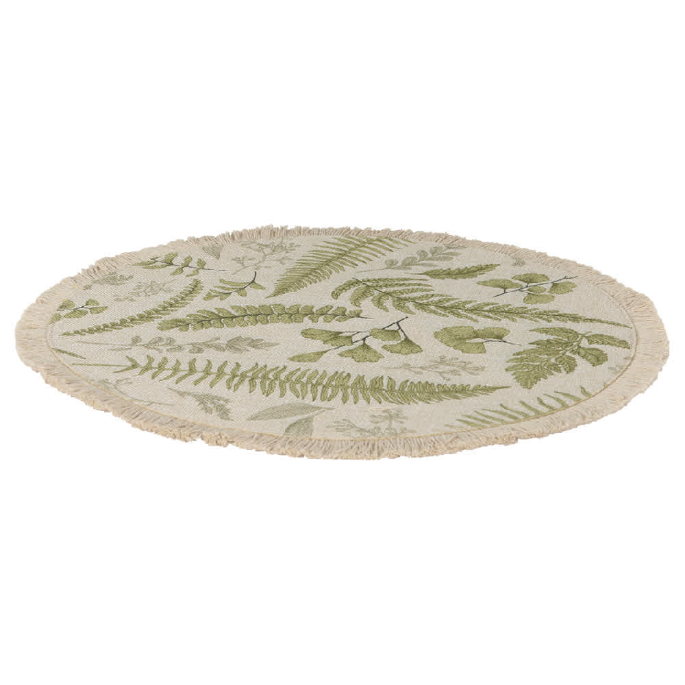 ASTELLA Round Placemat Foliage 15 in