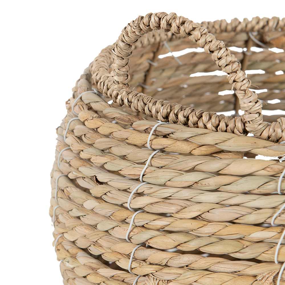 Panier de rangement en fibres naturelles 13 3/8 po ASTELLA