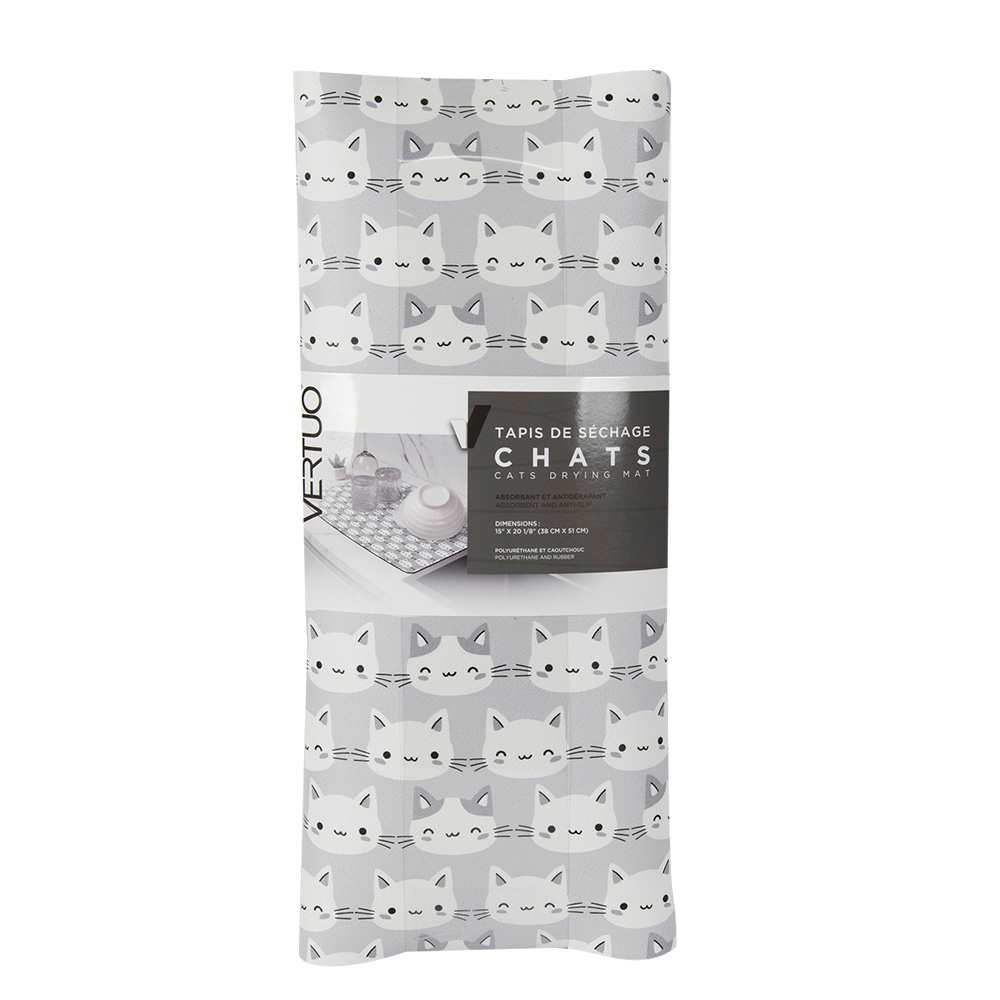 VERTUO Cats Dish Drying Mat 15&nbsp;in&nbsp;x&nbsp;20&nbsp;in