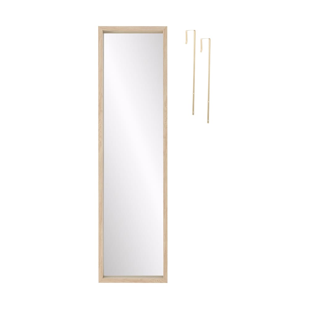 Miroir de porte Oldal avec cadre en fibre de bois 14&nbsp;1/4 po x 52&nbsp;1/4 po