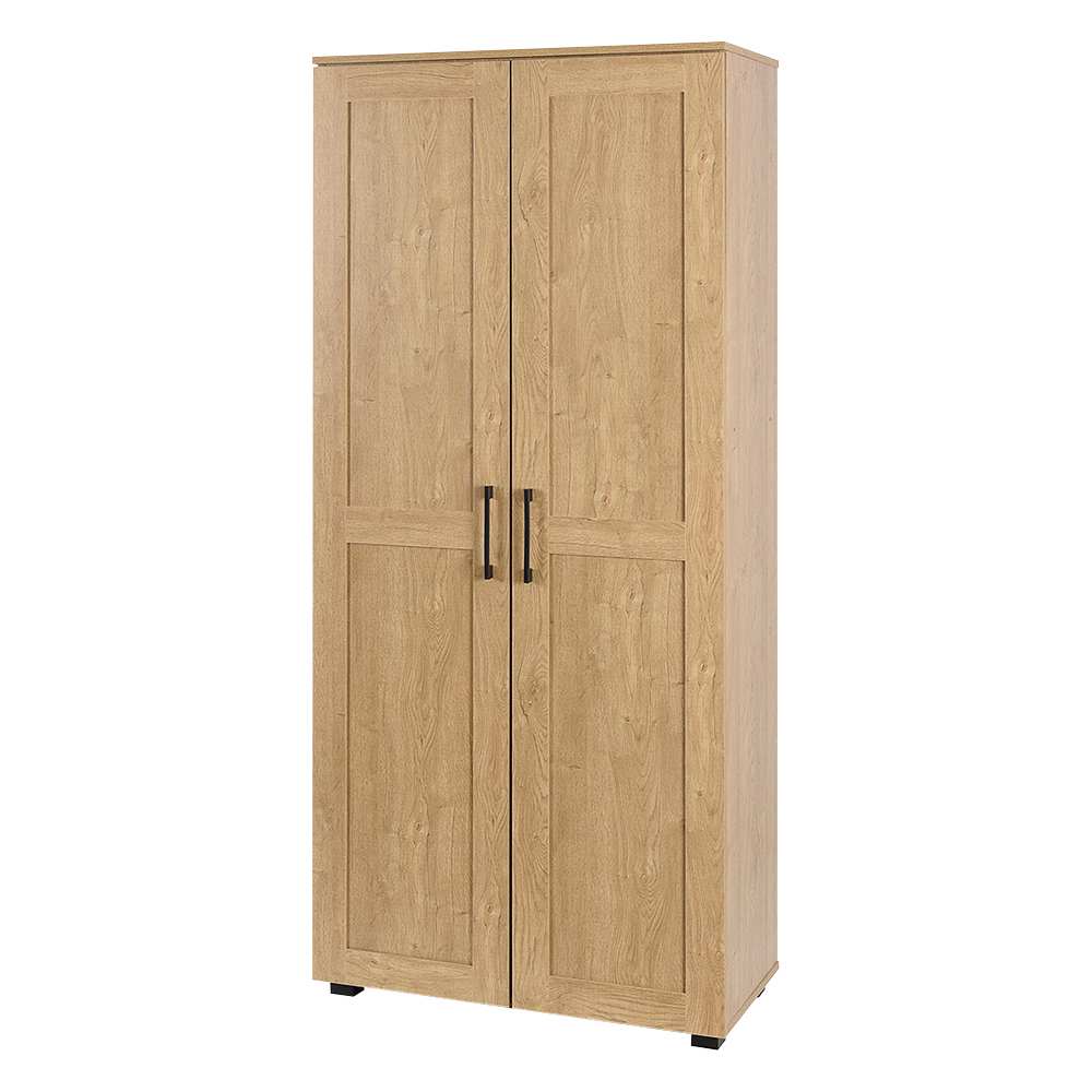 VERTUO Oak Finish Storage Cabinet